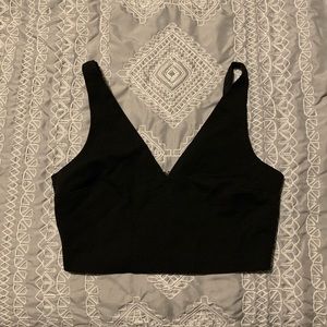 Black crop top